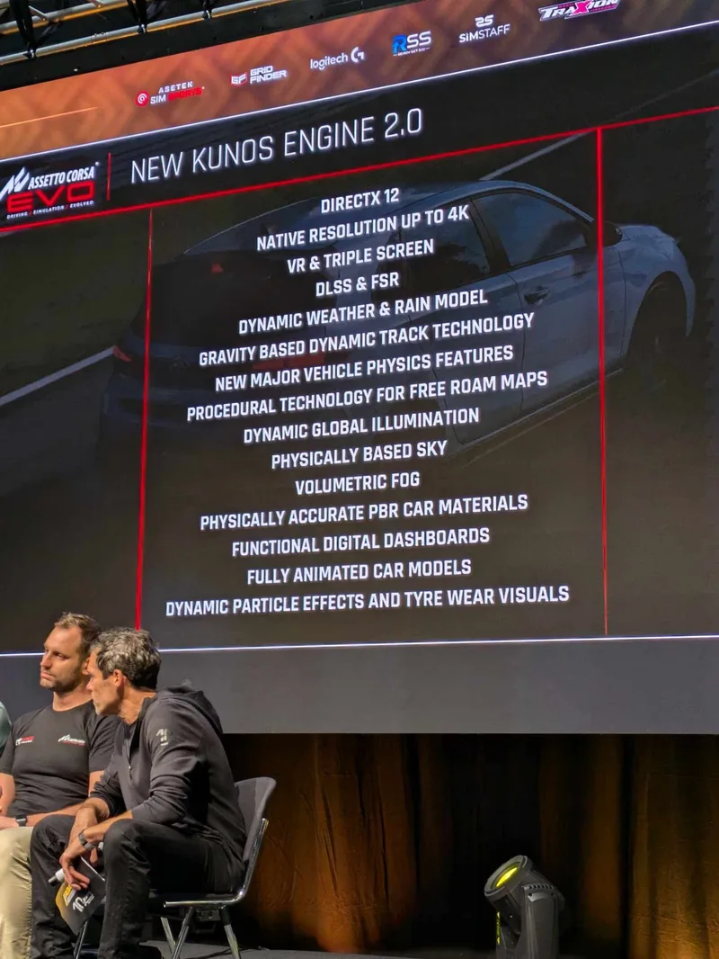 AC Evo moteur du jeu