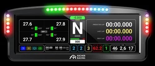 ASCHER RACING dashboard 8 pouces