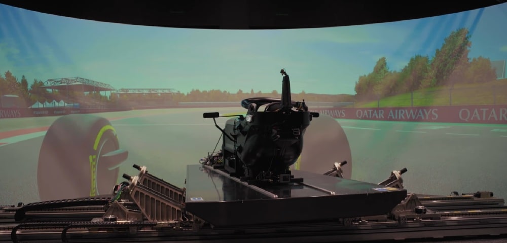 cadillac f1 DIL simulateur