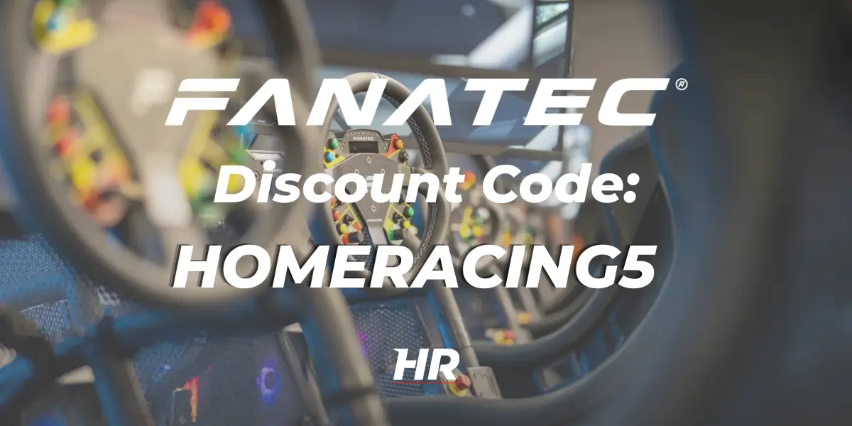 Le discount Code Fanatec: HOMERACING5 pour économiser sur vos achats. 