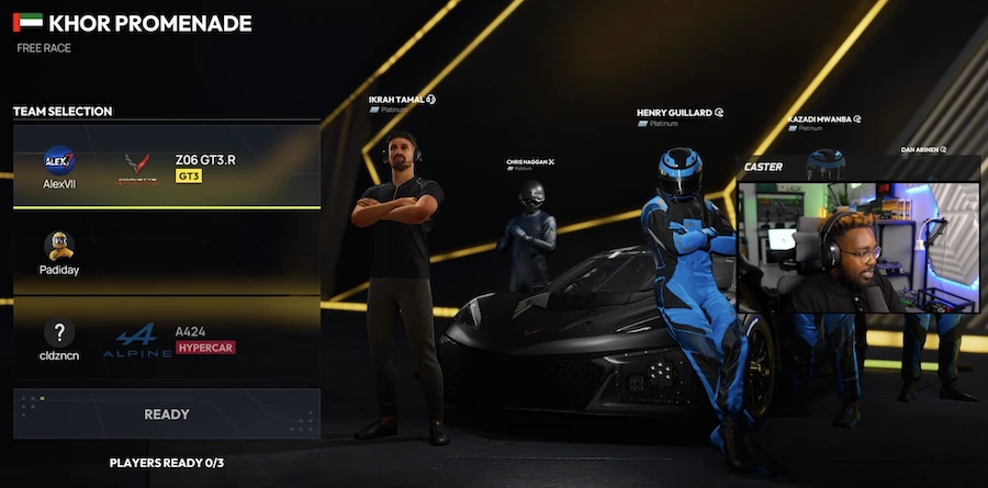 Endurance motorsport series lobby