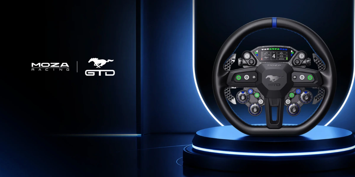 Le volant Ford Mustang GTD de Moza est maintenant disponible, on l’a eu en main